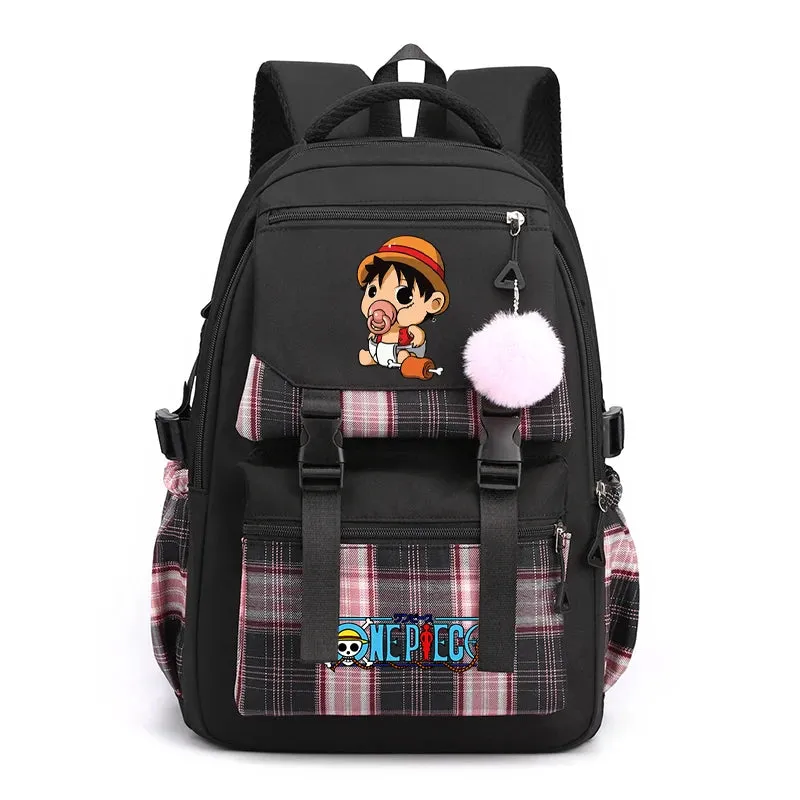 One Piece Anime School Bag