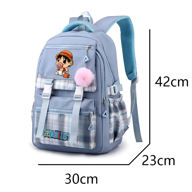 One Piece Anime School Bag