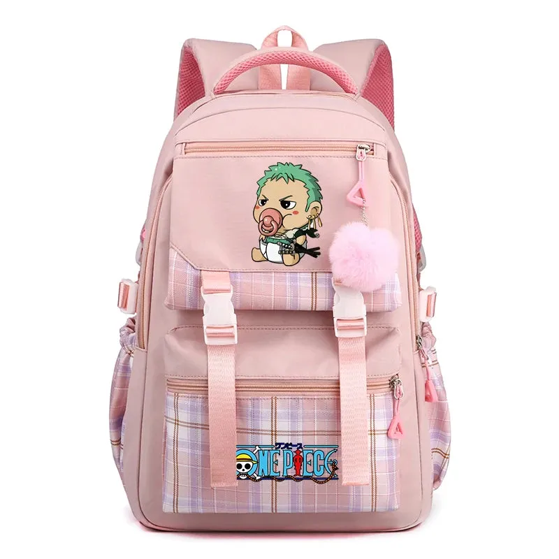 One Piece Anime School Bag