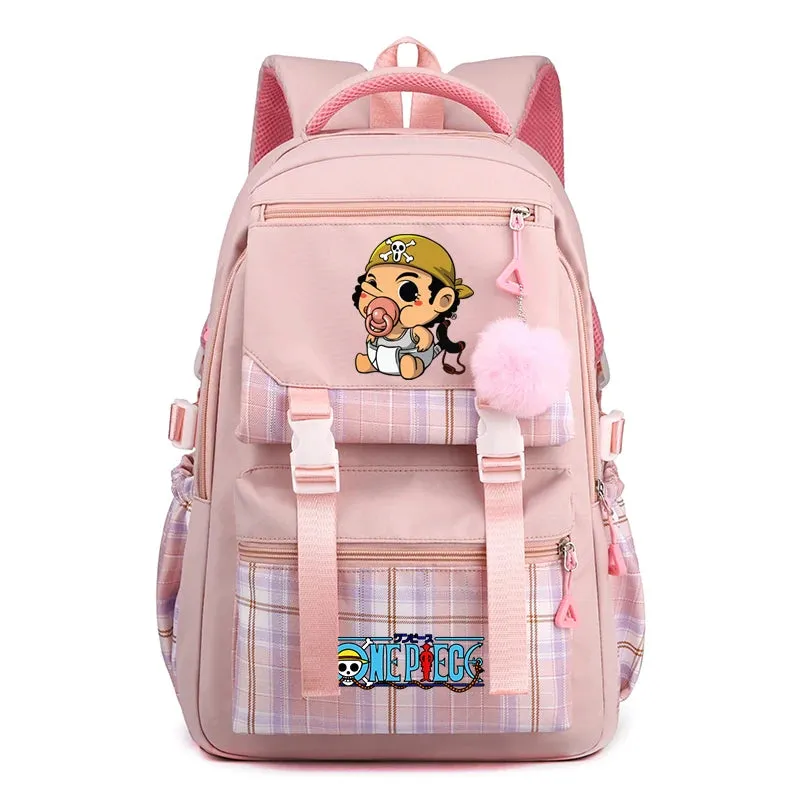 One Piece Anime School Bag