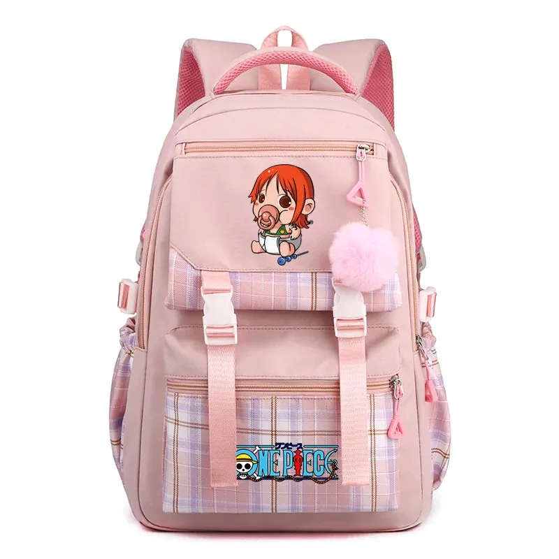 One Piece Anime School Bag