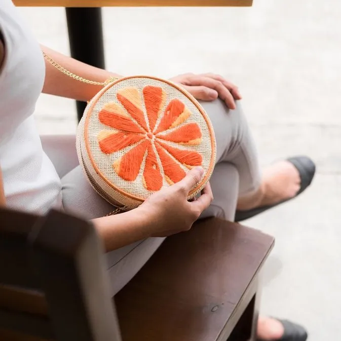 Orange Shoulder Bag