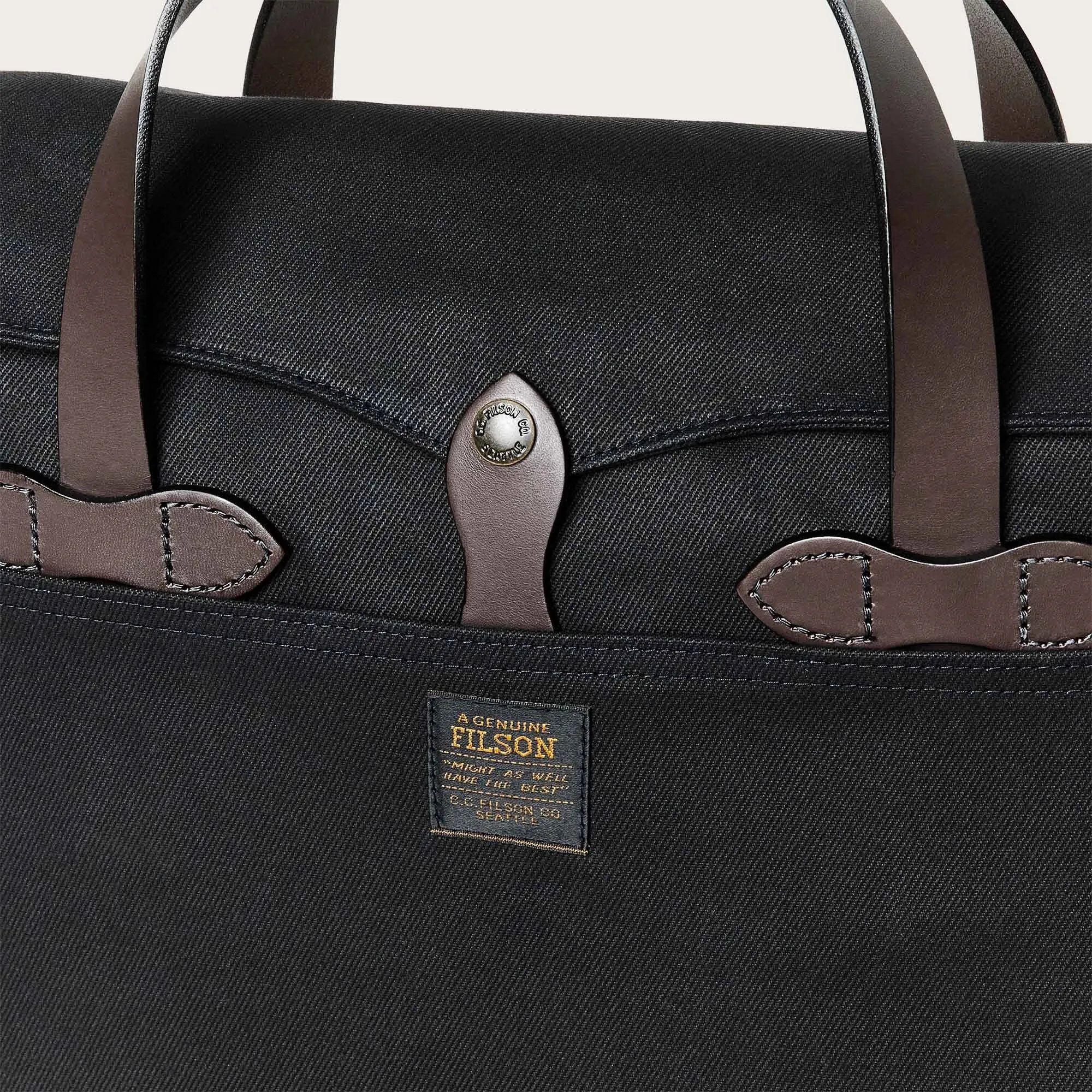 Original Briefcase, Rugged Twill, Black