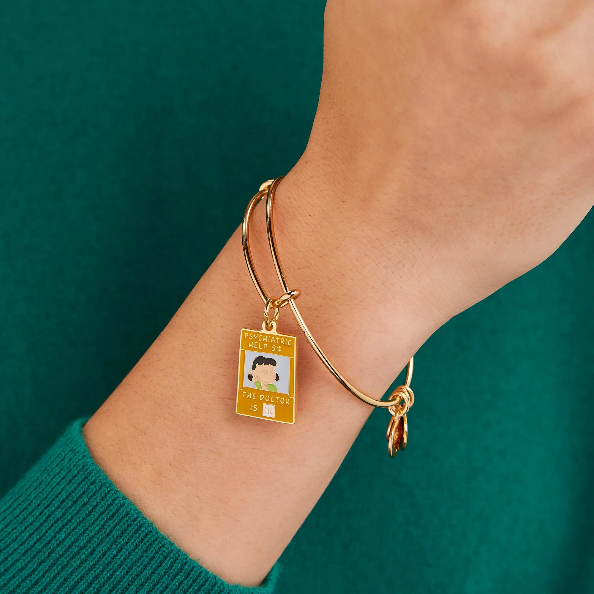 Peanuts 'The Doctor Is In' Charm Bangle