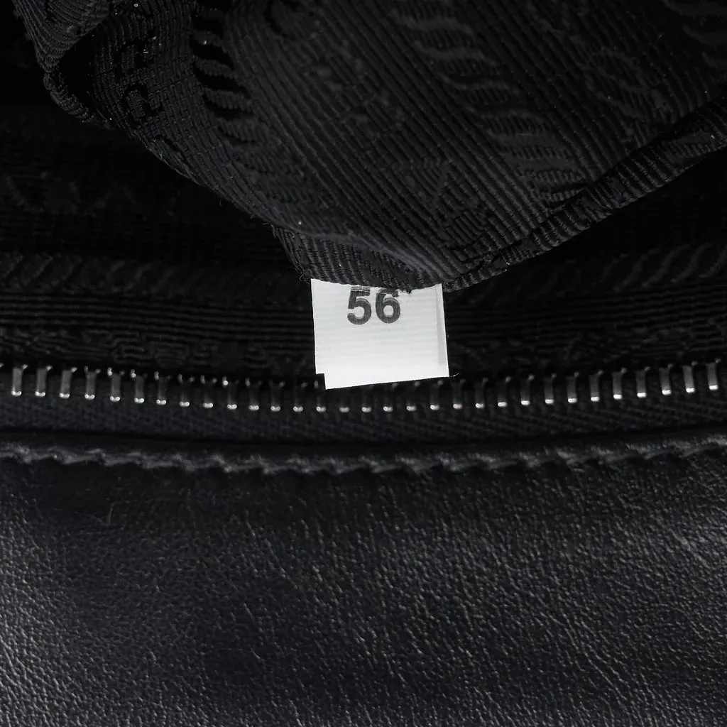 Prada Black Saffiano Leather Briefcase Bag