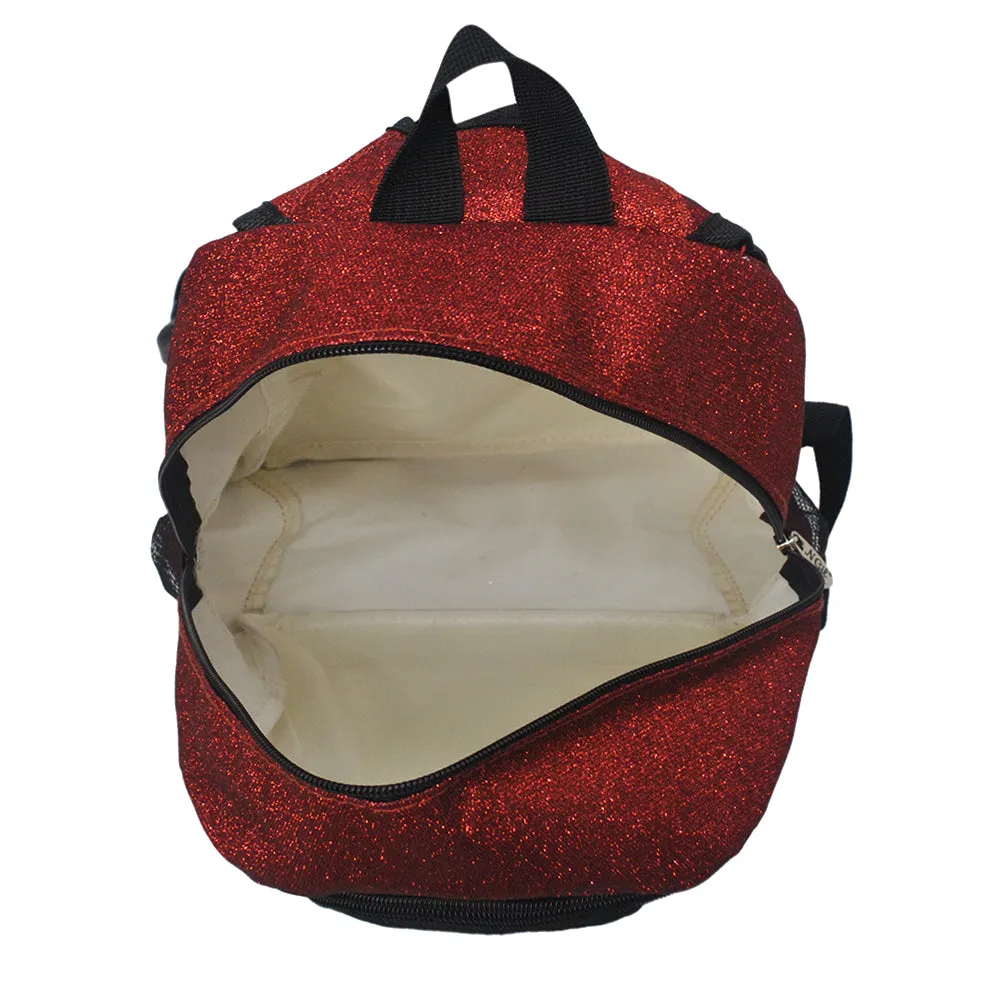 Red Glitter Medium Size NGIL Backpacks For Gymnastics and Cheer Competition