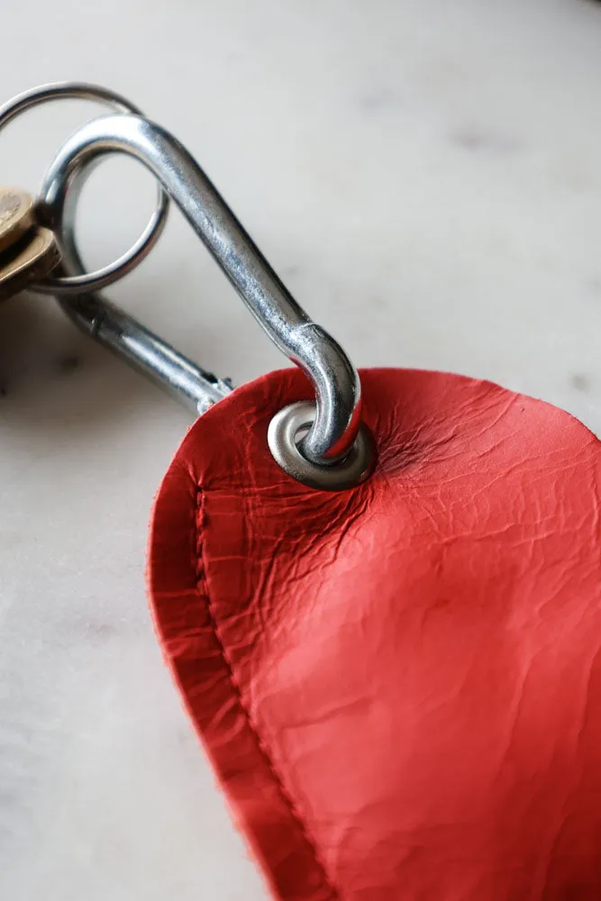 Red Heart Dog Poo Bag Pouch