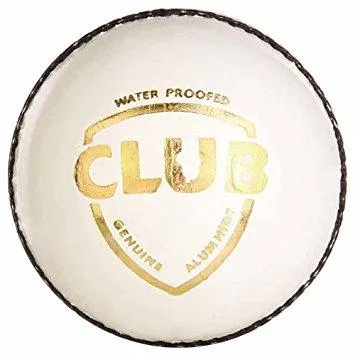 SG Club WHITE Cricket Ball - 156 grams