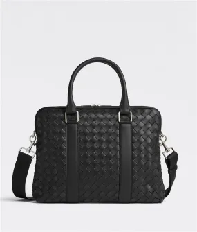 SLIM INTRECCIATO BRIEFCASE