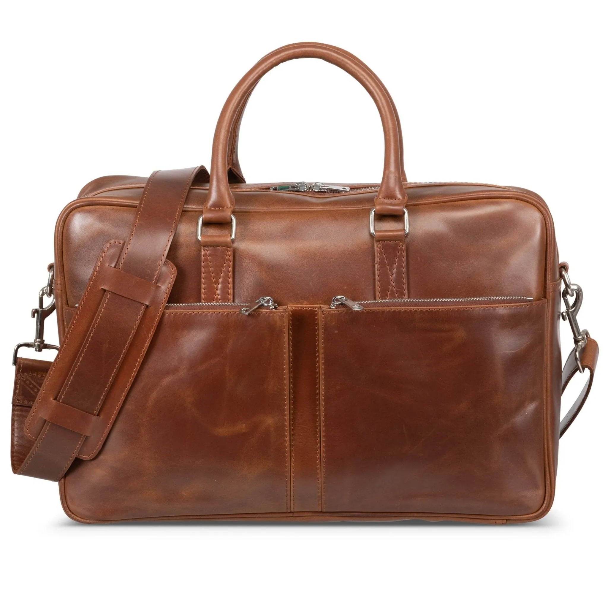 Slim Leather Briefcase 17