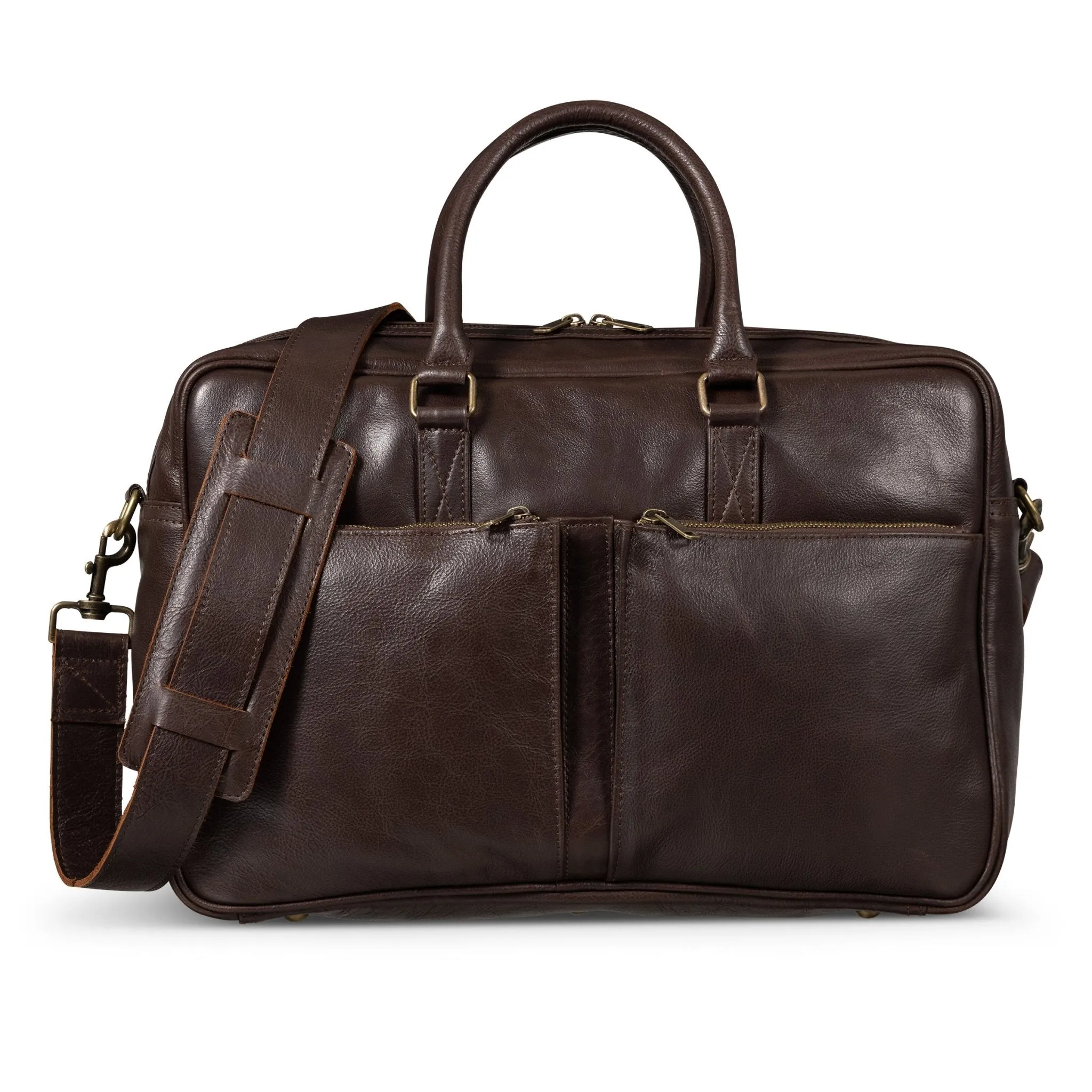 Slim Leather Briefcase 17