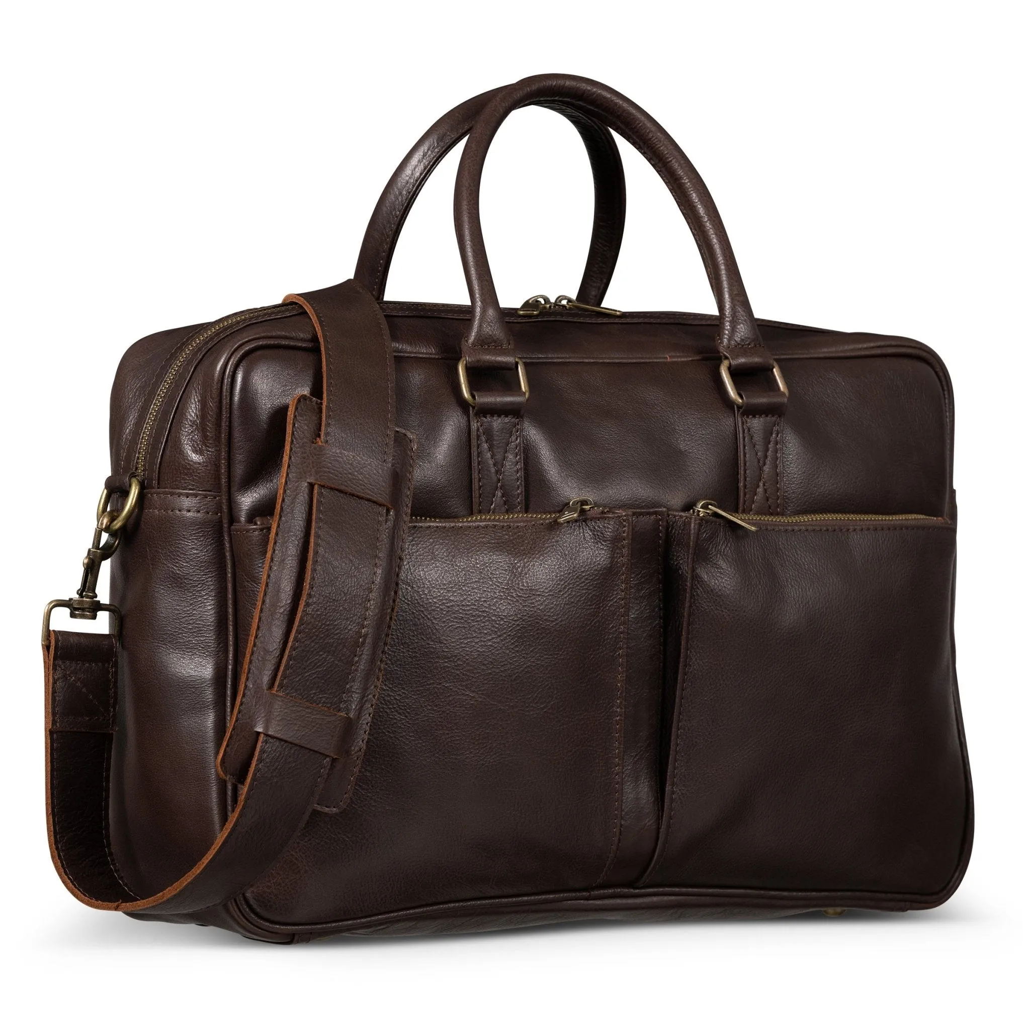 Slim Leather Briefcase 17