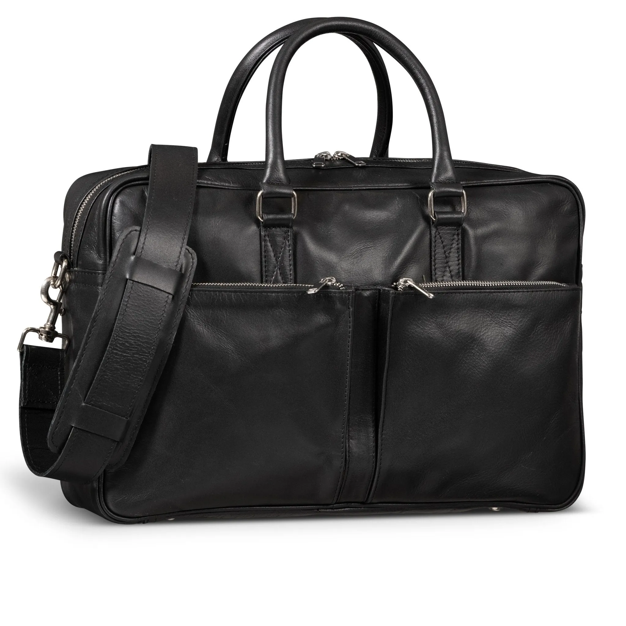 Slim Leather Briefcase 17