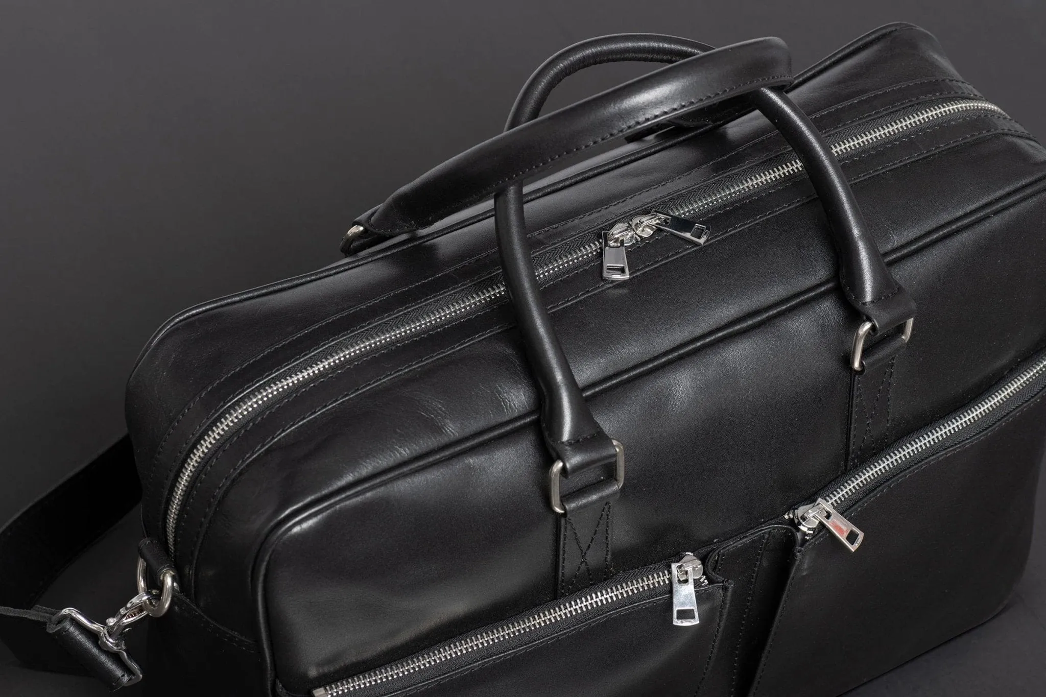 Slim Leather Briefcase 17