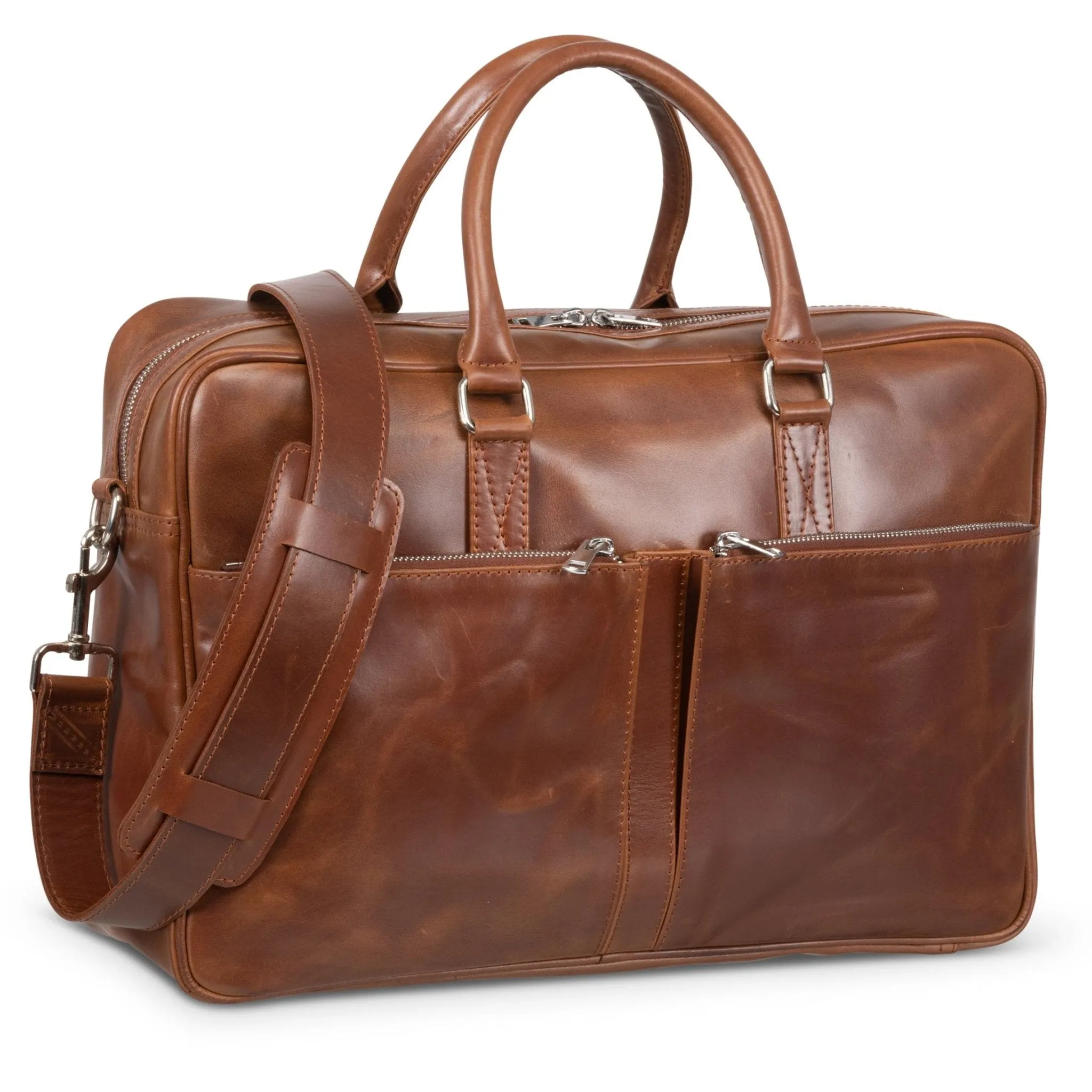 Slim Leather Briefcase 17