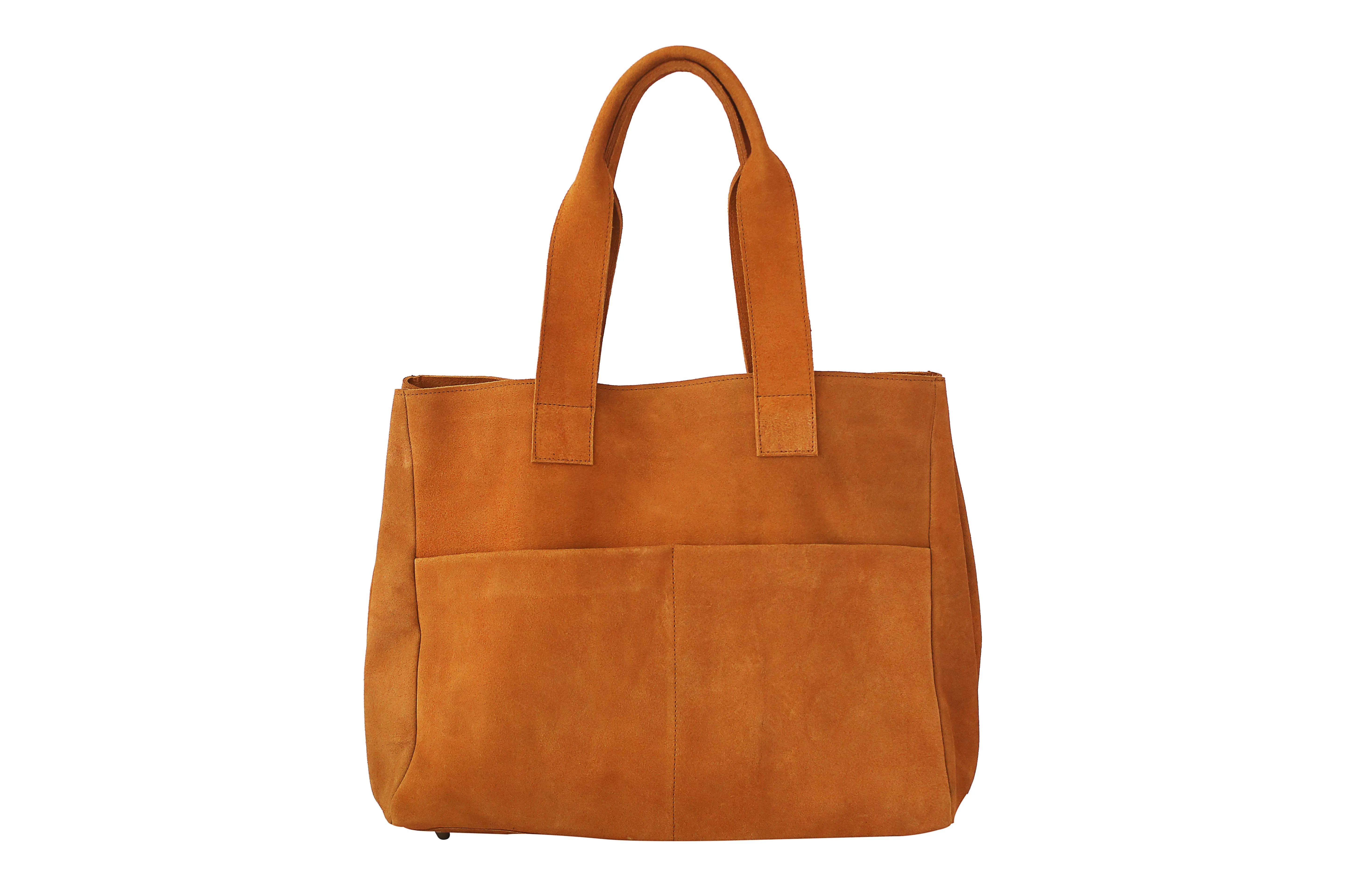 Suede Leather Tote Bag