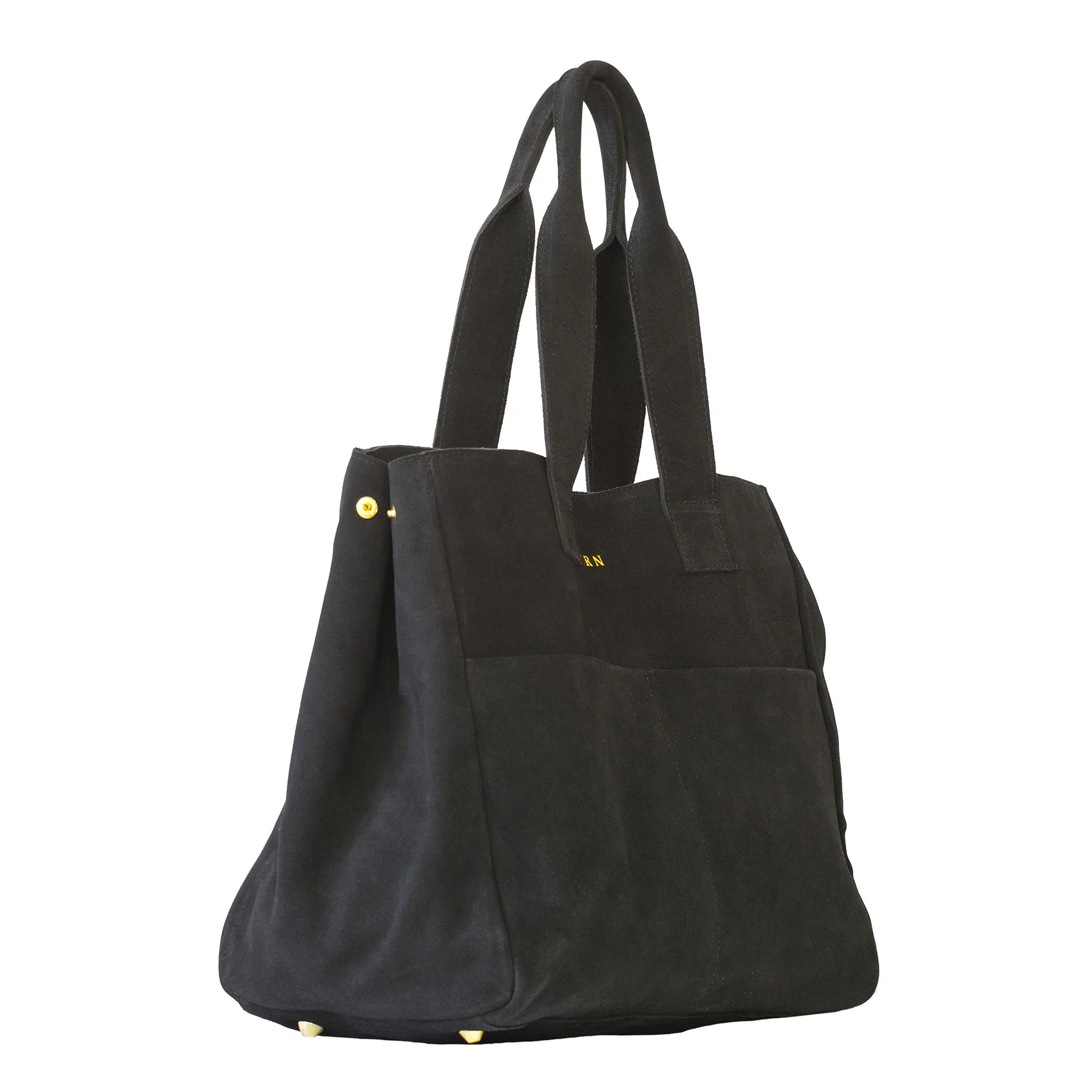 Suede Leather Tote Bag