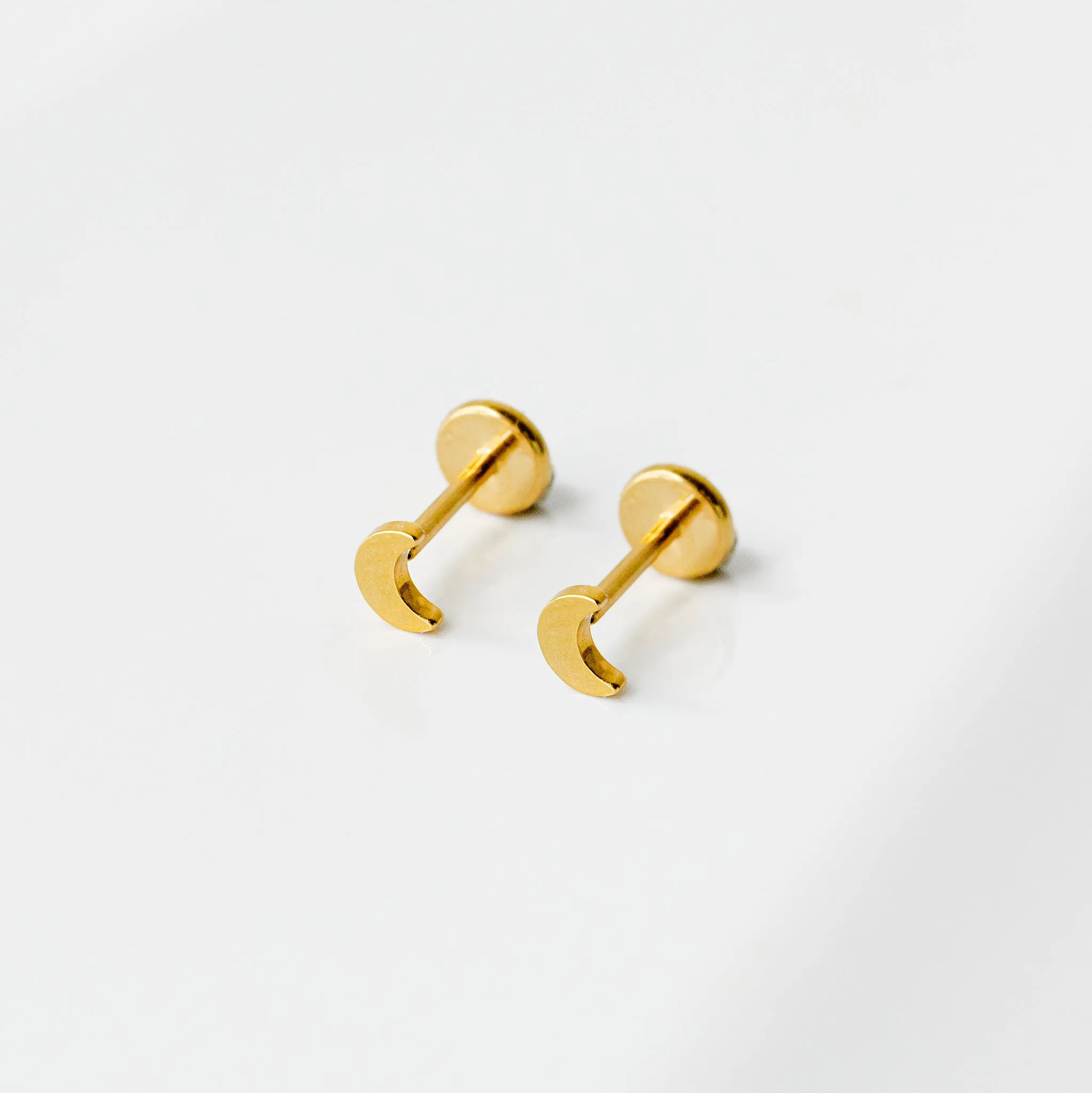 The Charmer Flat Back Sleeper Earrings Studs Set