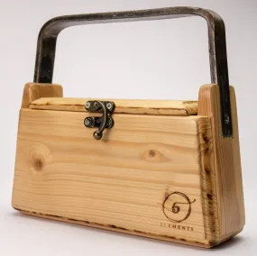 Top Handle Wooden Bag - Evening Bag - EcoFriendly Bag