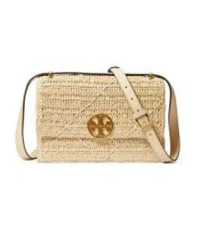 Tory Burch Miller Raffia Shoulder Bag - Natural