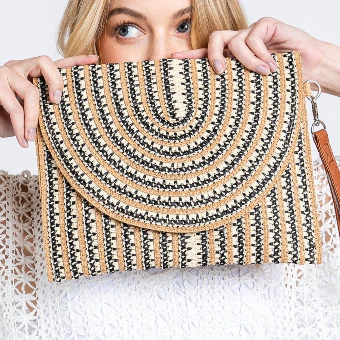 Vivian Crossbody/Clutch - Beige