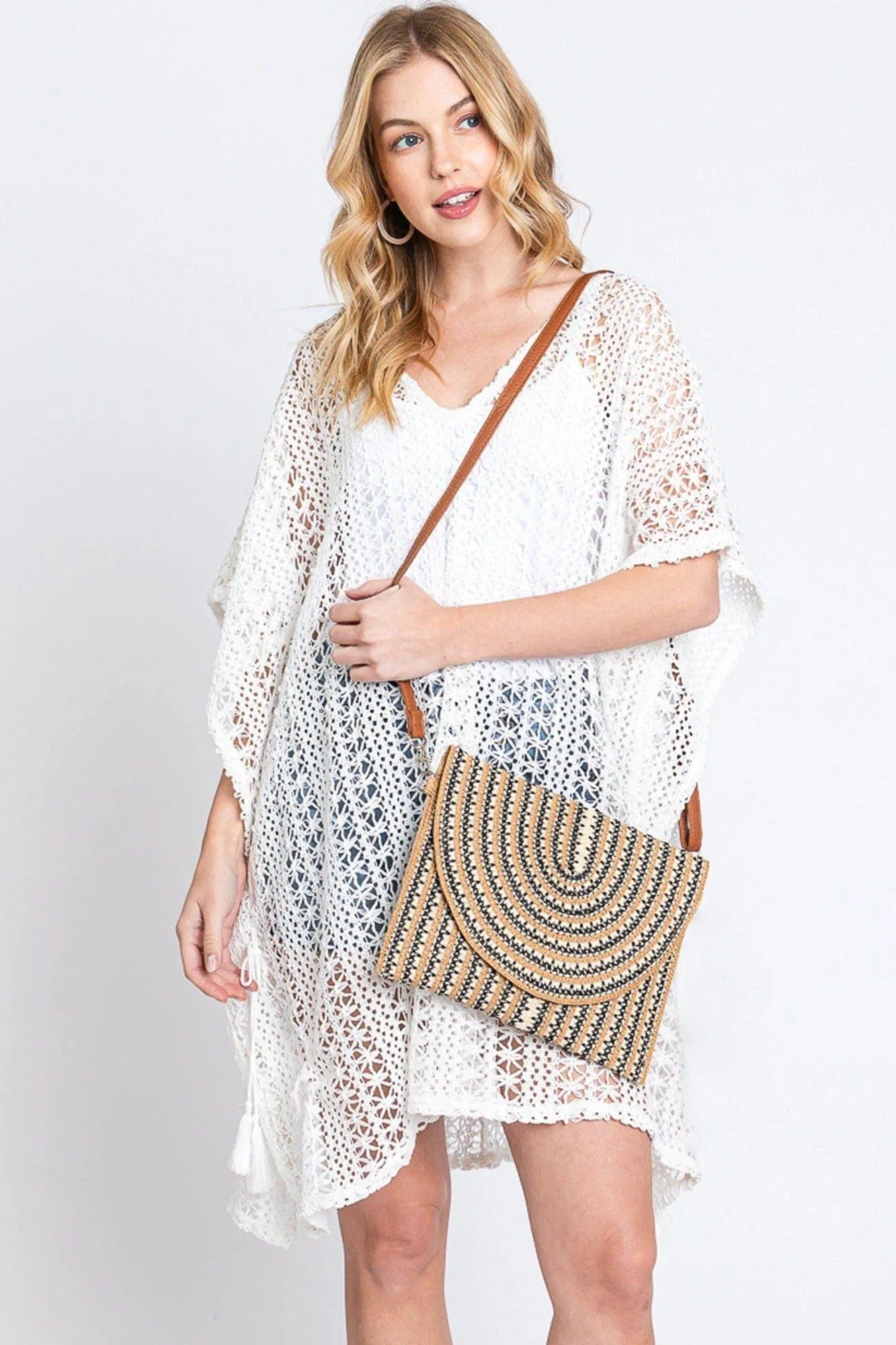 Vivian Crossbody/Clutch - Beige