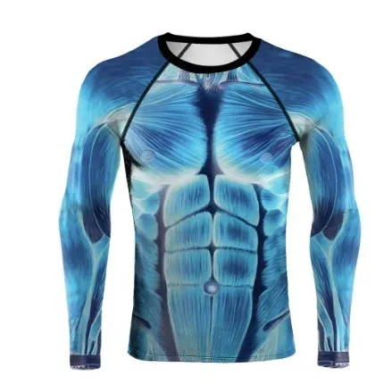 Watchmen 'Doctor Manhattan' Elite Long Sleeve Compression Set