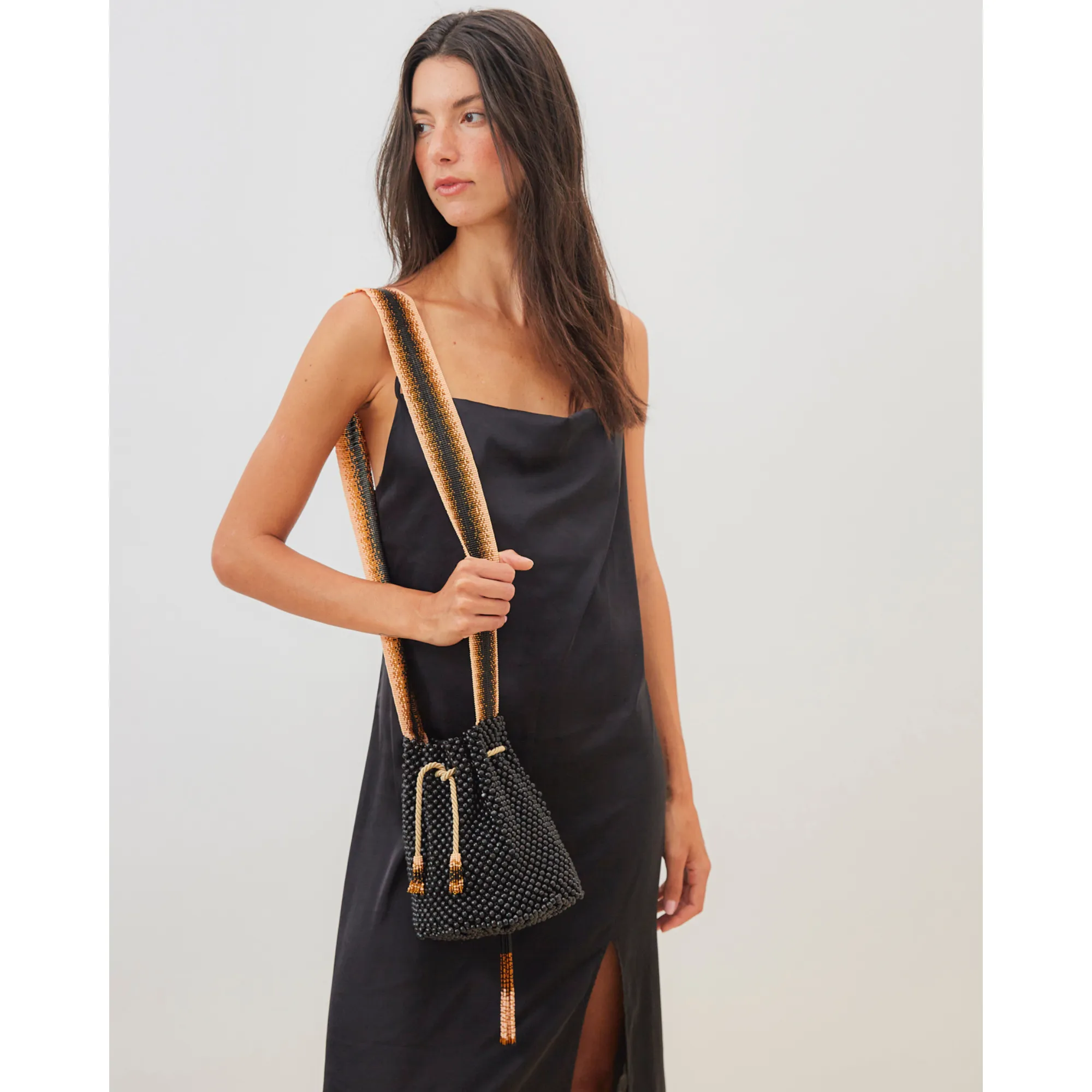 Waterfall Crossbody Bag Black