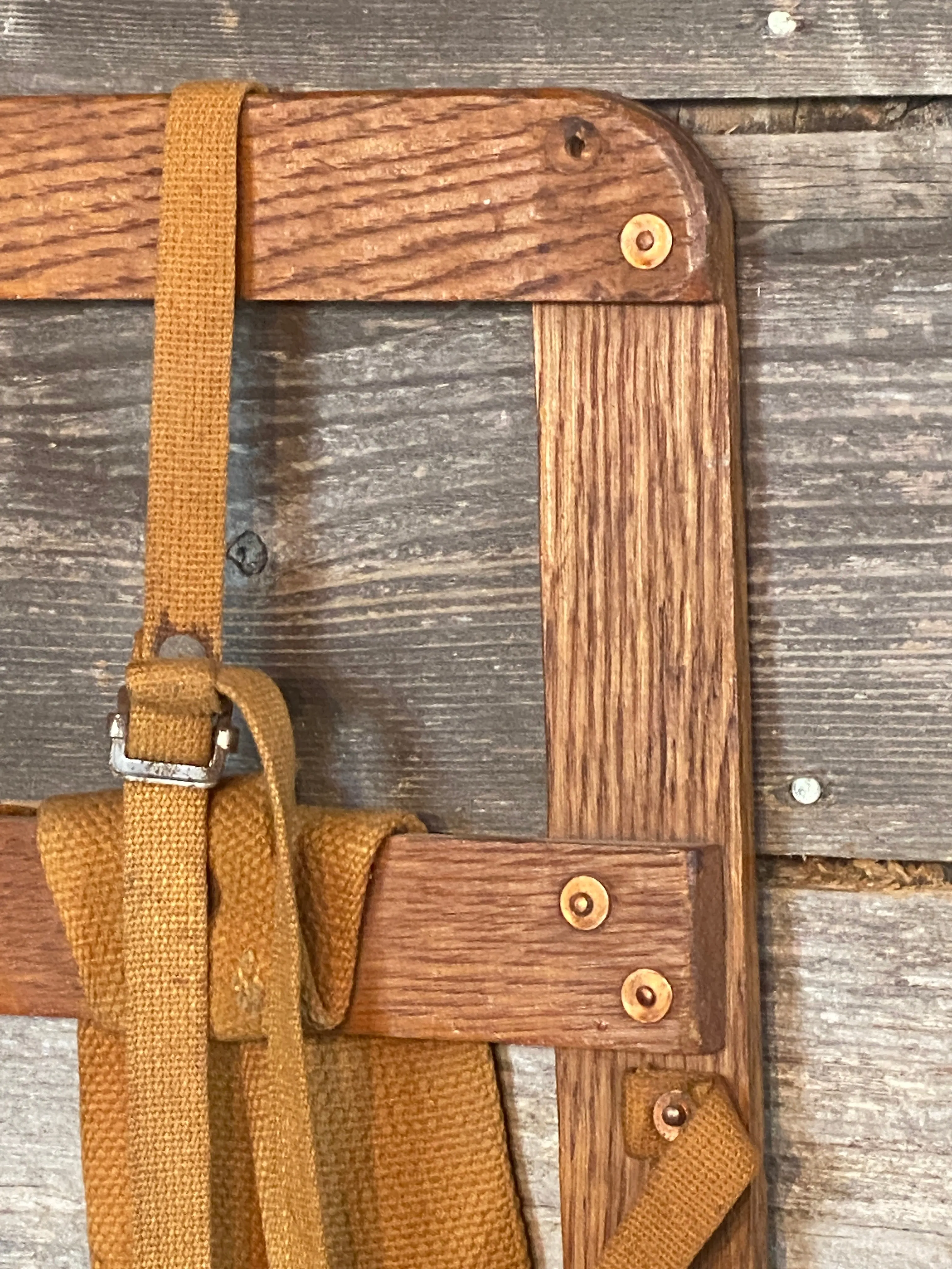 Wooden Frame Backpack